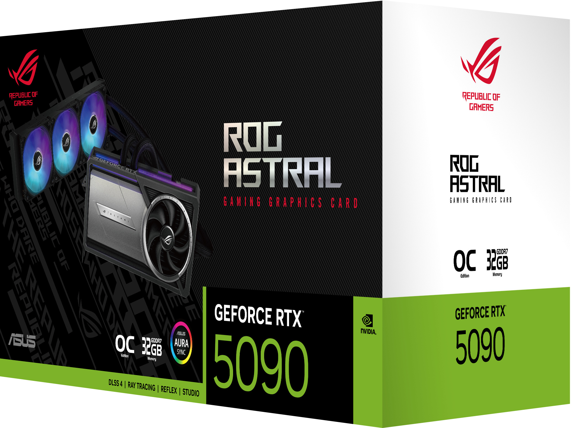 Asus - Tarjeta Gráfica Asus GeForce® RTX 5090 ROG Strix Astral LC OC 32GB GDDR7 DLSS4