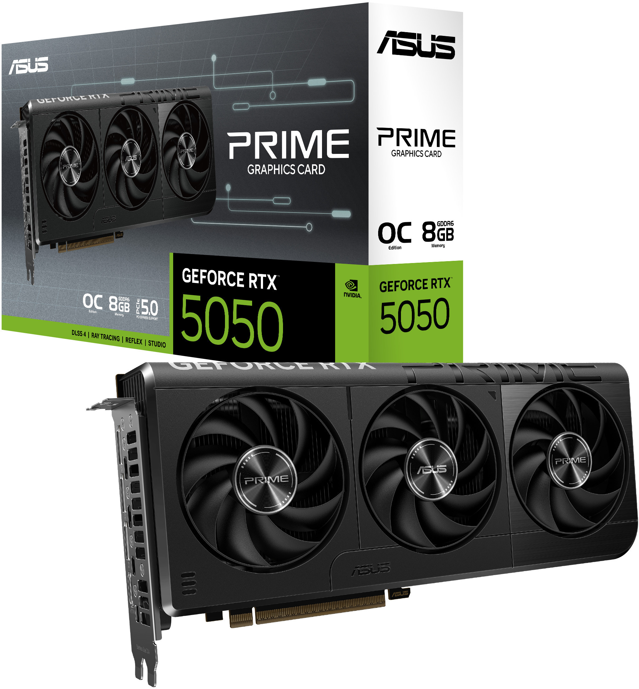 Picture of Picture of Tarjeta Gráfica Asus GeForce® RTX 5050 Prime OC 8GB GDDR6 DLSS4