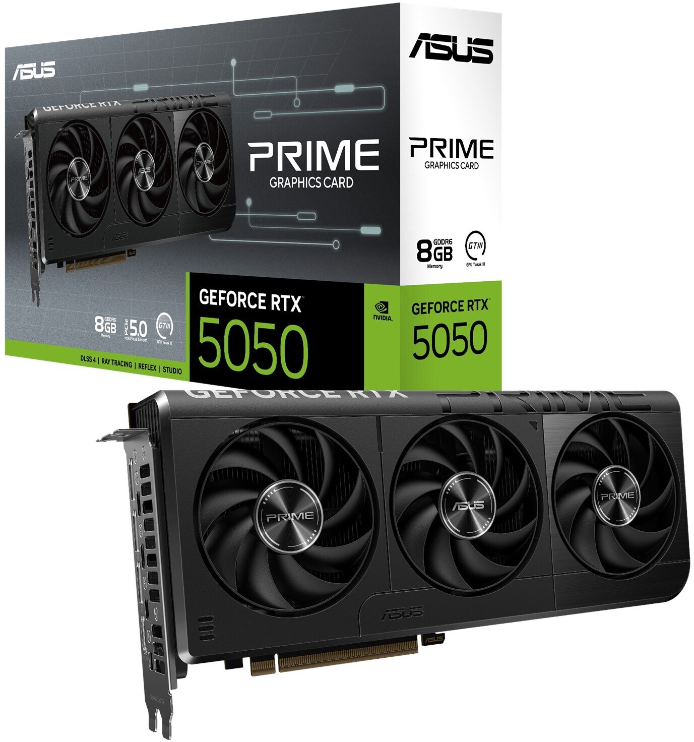 Picture of Picture of Tarjeta Gráfica Asus GeForce® RTX 5050 Prime 8GB GDDR6 DLSS4