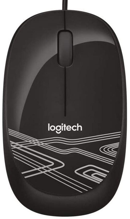 Logitech - Ratón Óptico Logitech M105 1000DPI - Negro