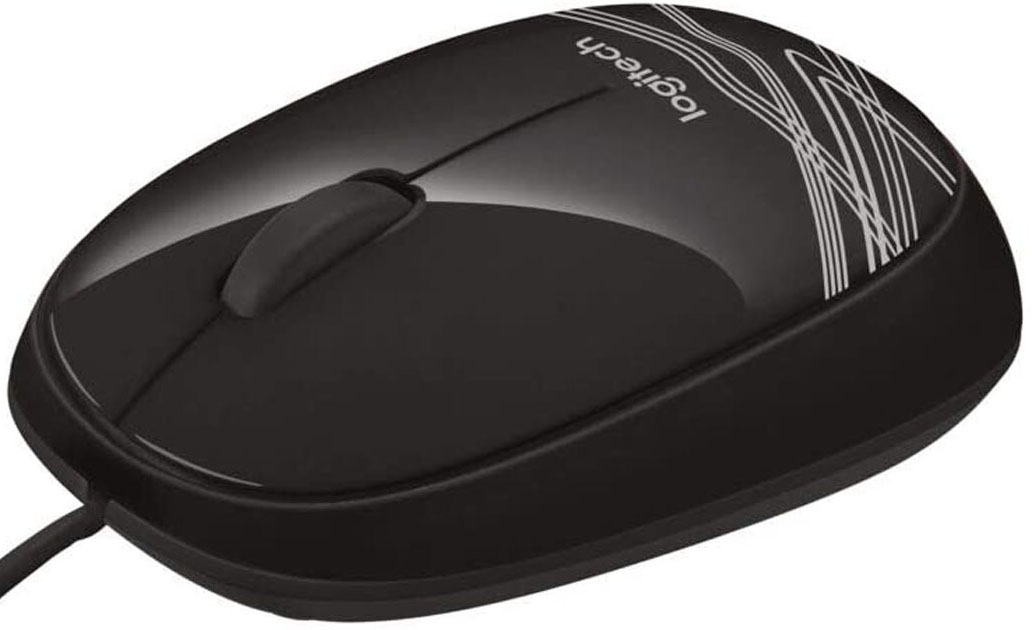 Logitech - Ratón Óptico Logitech M105 1000DPI - Negro