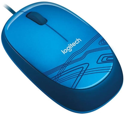 Logitech - Ratón Óptico Logitech M105 1000DPI - Azul