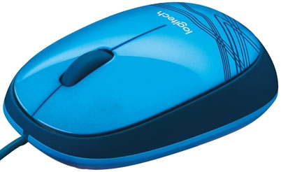 Logitech - Ratón Óptico Logitech M105 1000DPI - Azul