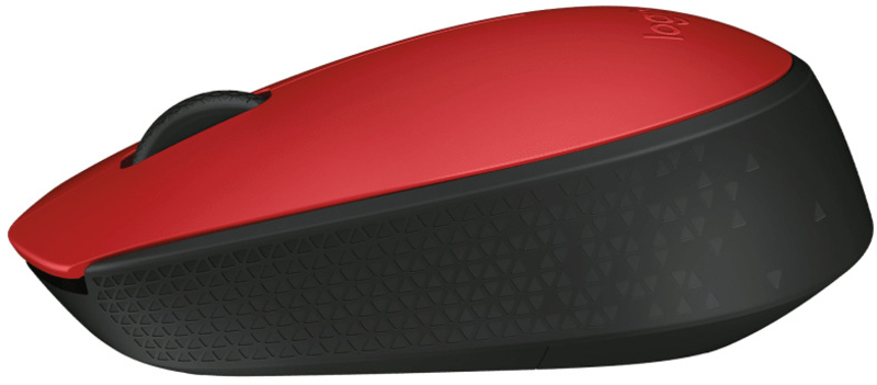Logitech - Ratón Óptico Logitech M171 Wireless Rojo