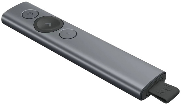 Logitech - Presentador Multimedia Logitech Spotlight Presentation Remote Gris