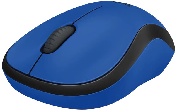 Logitech - Ratón Óptico Logitech M220 Silent Wireless 1000DPI Azul