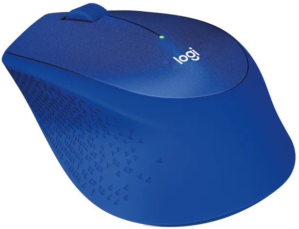 Logitech - Ratón Óptico Logitech M330 Silent Plus Wireless 1000DPI Azul