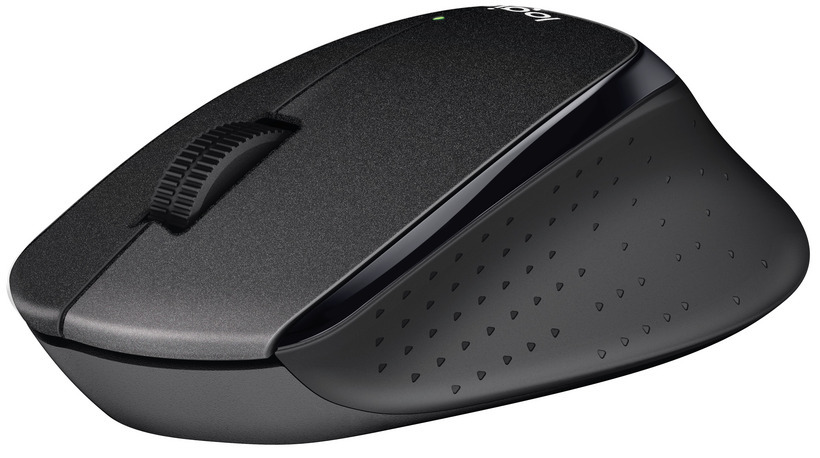 Logitech - Ratón Óptico Logitech B330 Silent Plus Wireless 1000DPI Negro