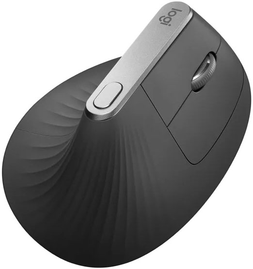 Logitech - Ratón Óptico Logitech MX Vertical Advanced Ergonómico Wireless 4000DPI Negro