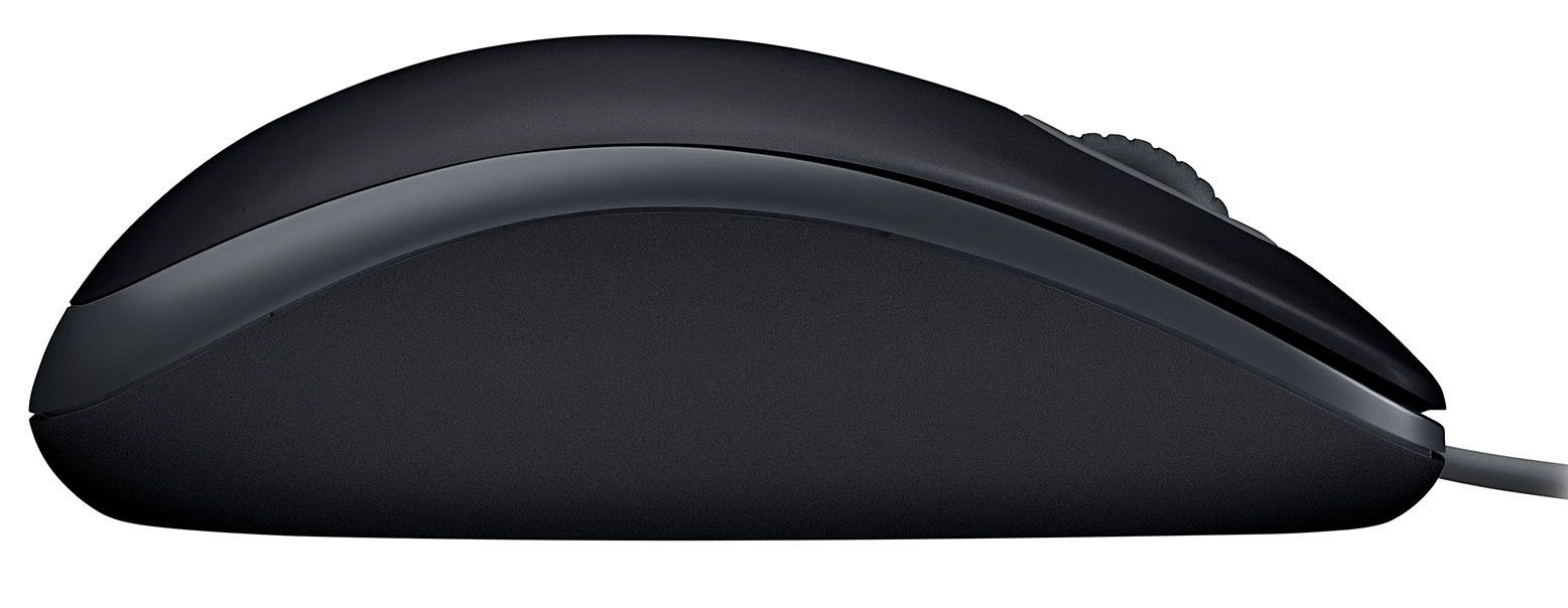 Logitech - Ratón Óptico Logitech B110 Silent 1000DPI Negro