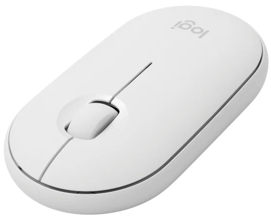 Logitech - Ratón Óptico Logitech Pebble M350 Wireless 1000DPI Blanco