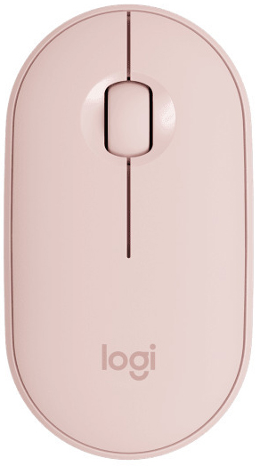 Ratón Óptico Logitech Pebble M350 Wireless 1000DPI Rosa