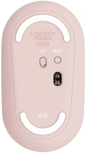 Logitech - Ratón Óptico Logitech Pebble M350 Wireless 1000DPI Rosa