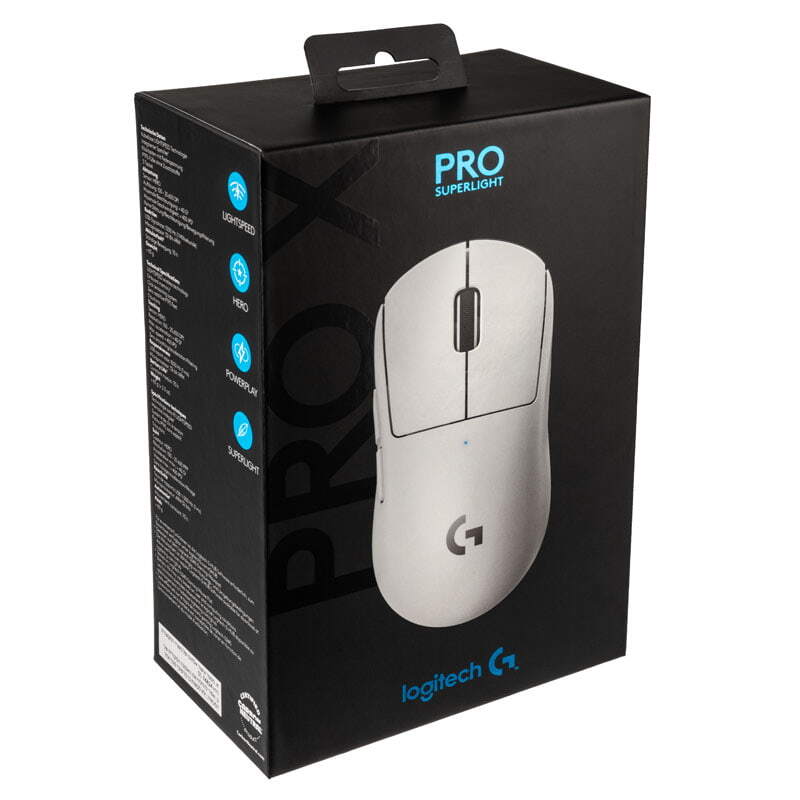 Logitech - Ratón Logitech G Series PRO X Superlight Wireless 25400DP White