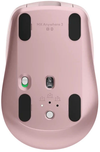 Logitech - Ratón Óptico Logitech MX Anywhere 3 Wireless 4000DPI Rosa