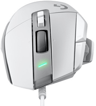 Logitech - Ratón Gaming Logitech G Series G502 X Hero 25600DPI Blanco