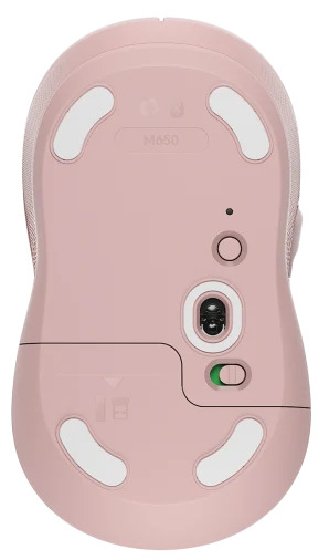 Logitech - Ratón Óptico Logitech Signature M650 L Wireless 2000DPI Rosa