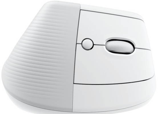 Logitech - Ratón Laser Logitech Lift Vertical Ergonómico Wireless 4000DPI Blanco