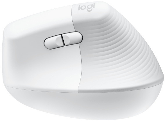 Logitech - Ratón Laser Logitech Lift Vertical Ergonómico Wireless 4000DPI Blanco - para MacOS / iPadOS