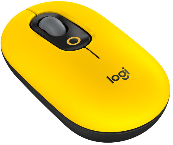 Ratón Óptico Logitech POP Myse Wireless 4000DPI Amarelo
