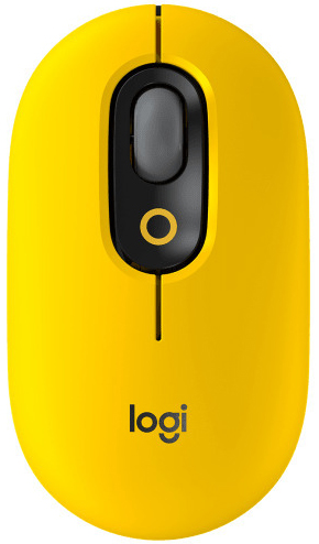 Logitech - Ratón Óptico Logitech POP Myse Wireless 4000DPI Amarelo