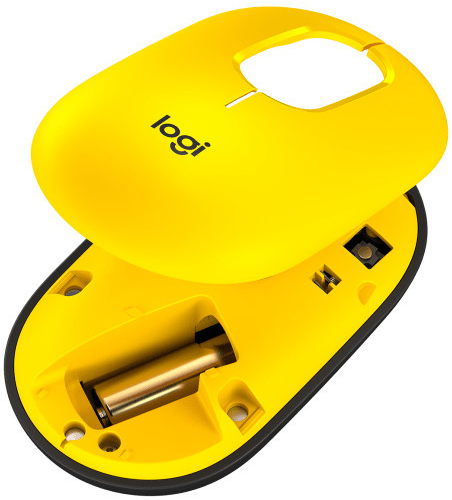 Logitech - Ratón Óptico Logitech POP Myse Wireless 4000DPI Amarelo