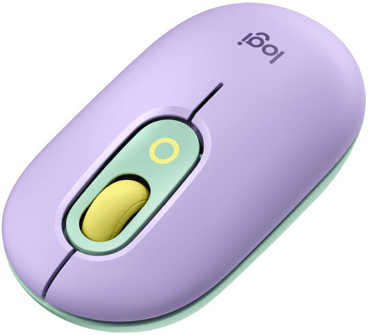 Logitech - Ratón Óptico Logitech POP Mouse Wireless 4000DPI Violeta