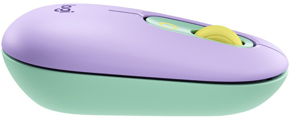 Logitech - Ratón Óptico Logitech POP Mouse Wireless 4000DPI Violeta