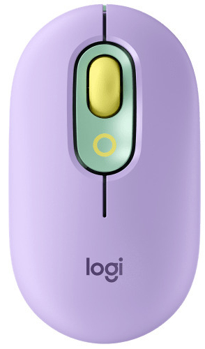 Logitech - Ratón Óptico Logitech POP Mouse Wireless 4000DPI Violeta