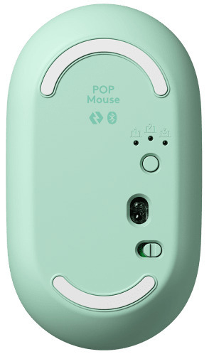 Logitech - Ratón Óptico Logitech POP Mouse Wireless 4000DPI Violeta