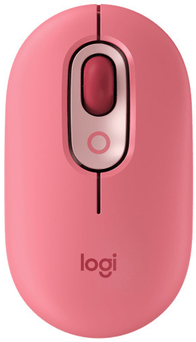 Logitech - Ratón Óptico Logitech POP Myse Wireless 4000DPI Rosa