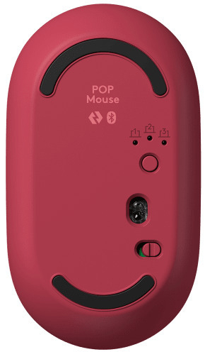 Logitech - Ratón Óptico Logitech POP Myse Wireless 4000DPI Rosa