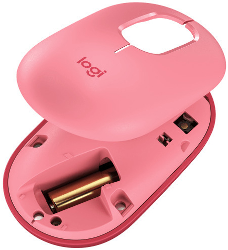 Logitech - Ratón Óptico Logitech POP Myse Wireless 4000DPI Rosa