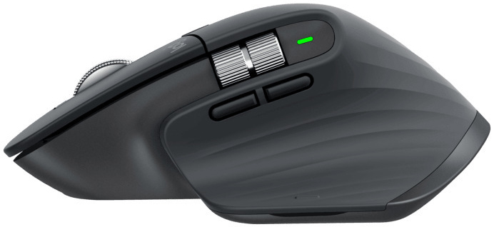 Logitech - Ratón Óptico Logitech MX Master 3S Advanced Wireless 8000DPI Graphite