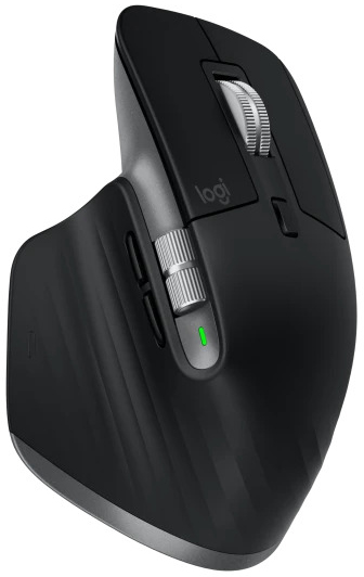 Logitech - Ratón Óptico Logitech MX Master 3S Advanced Wireless 8000DPI Negro/Gris - para Mac