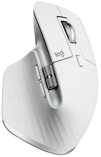 Logitech - Ratón Óptico Logitech MX Master 3S Advanced Wireless 8000DPI Blanco Para Mac