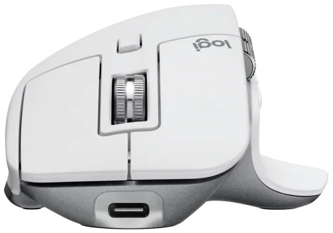 Logitech - Ratón Óptico Logitech MX Master 3S Advanced Wireless 8000DPI Blanco Para Mac