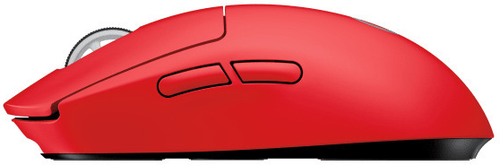 Logitech - Ratón Gaming Logitech G Series PRO X 25600DPI Wireless Rojo