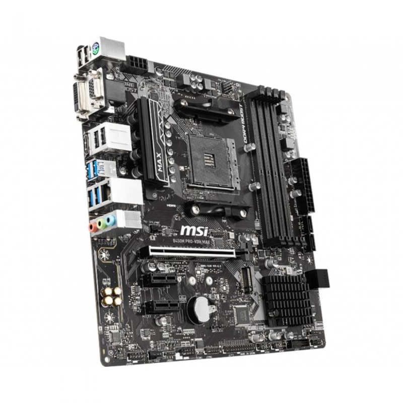 MSI - Placa Base MSI B450M PRO-VDH MAX