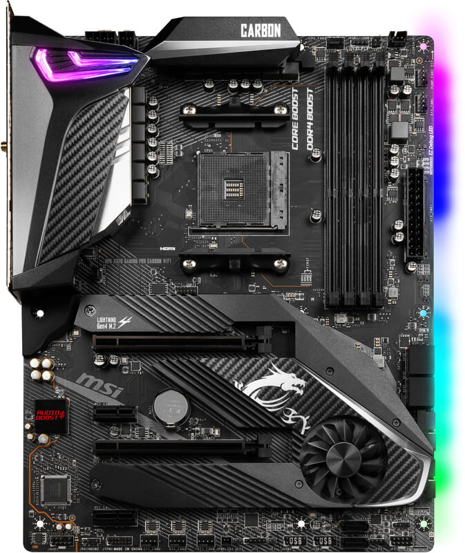 MSI - Placa Base MSI MPG X570 GAMING PRO CARBON WIFI