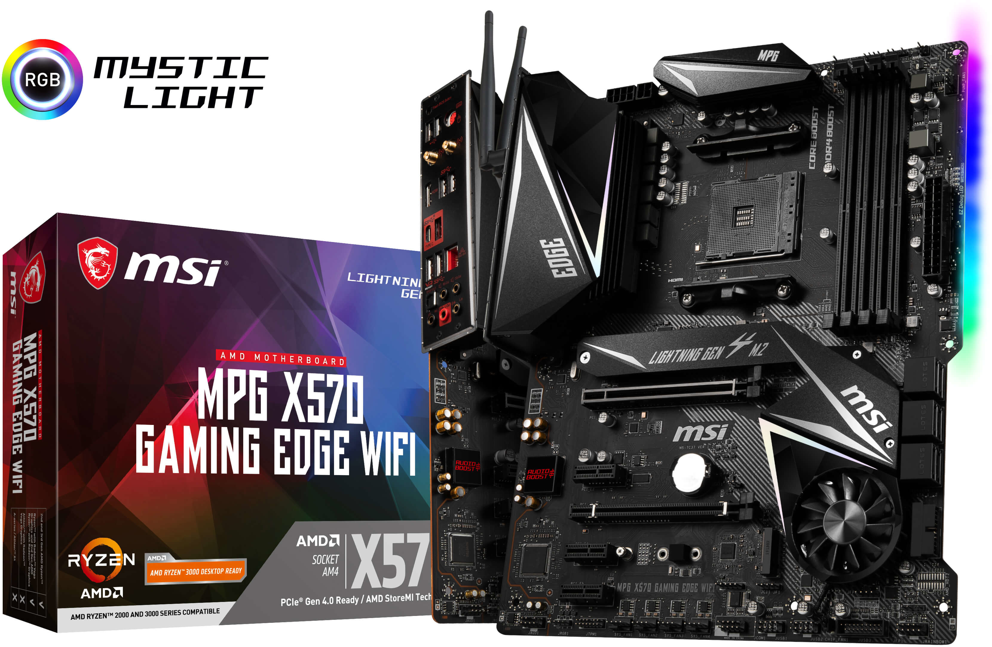 MSI - Placa Base MSI MPG X570 GAMING EDGE WIFI