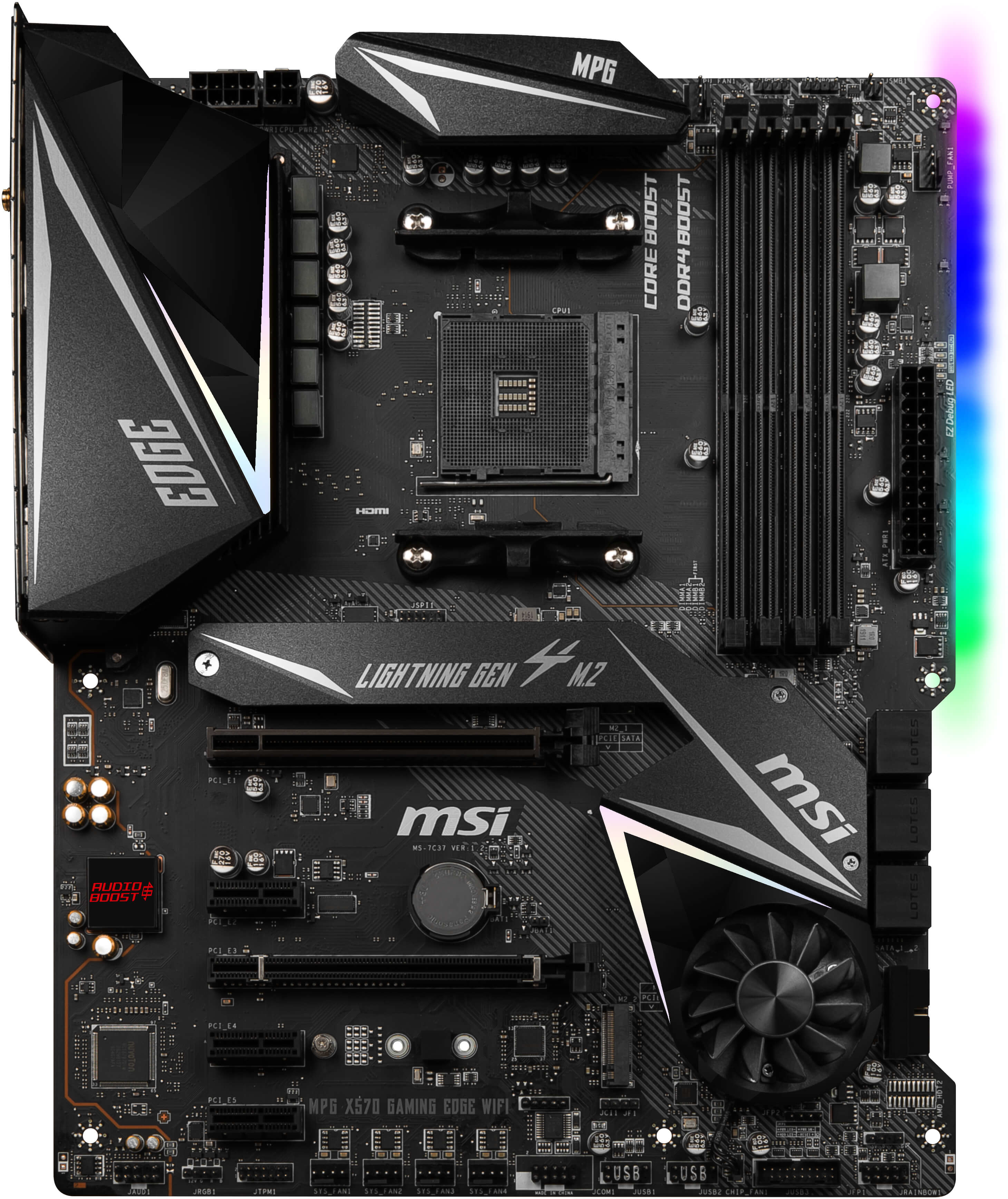MSI - Placa Base MSI MPG X570 GAMING EDGE WIFI