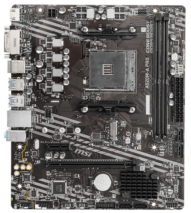 MSI - Placa Base MSI A520M-A PRO