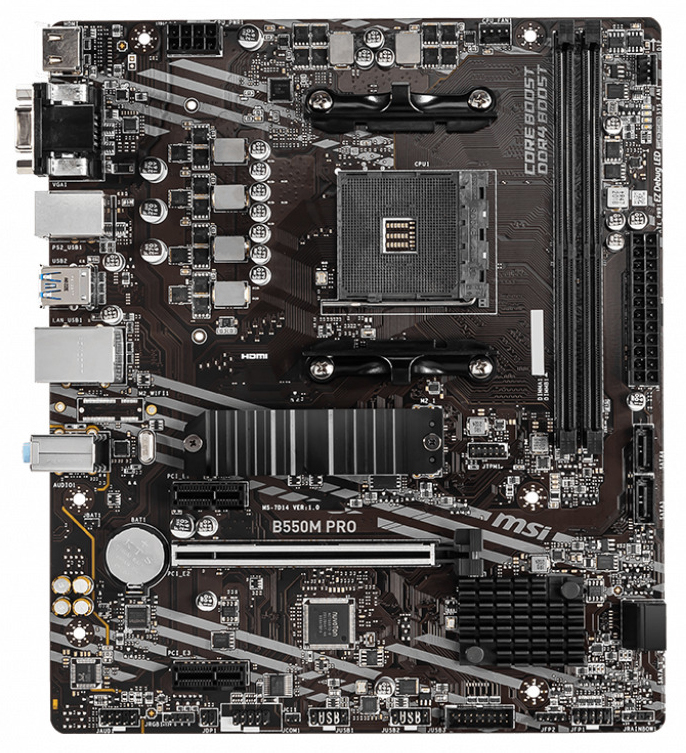 MSI - Placa Base MSI B550M PRO