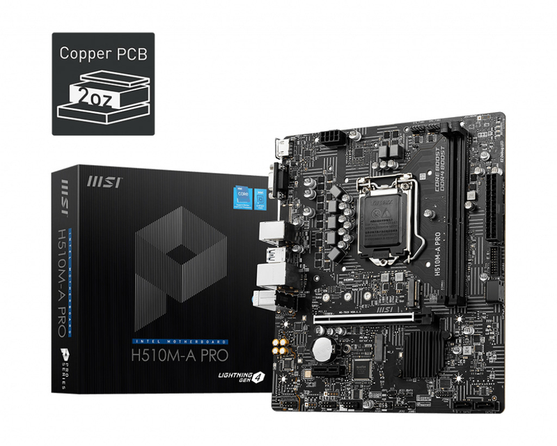 MSI - Placa Base MSI H510M-A PRO
