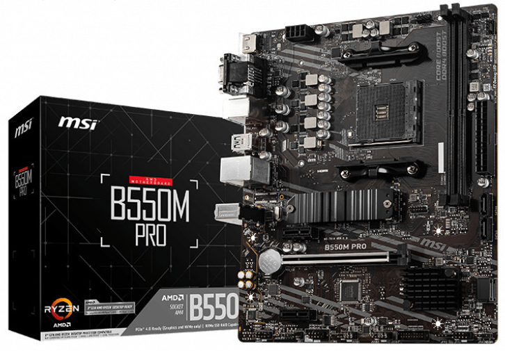 MSI - Placa Base MSI PRO B550M-P GEN3