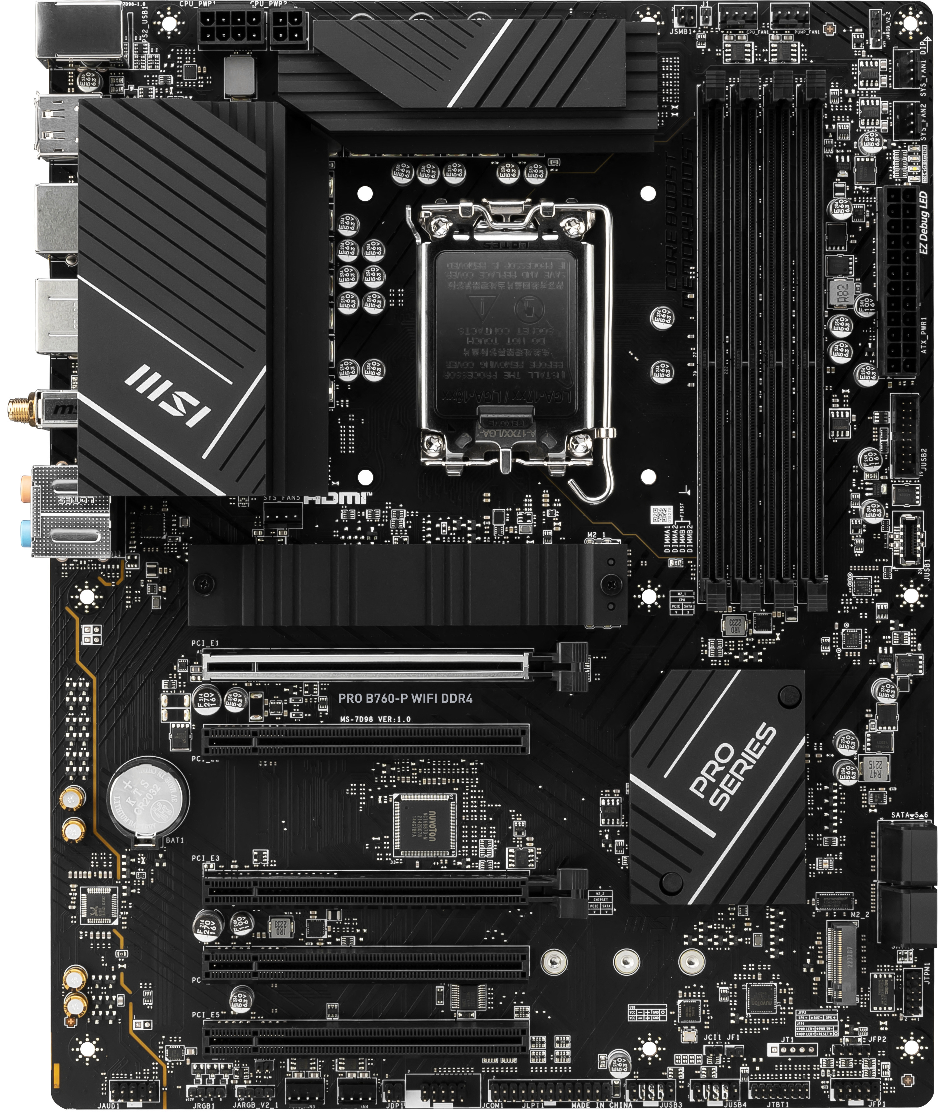 MSI - ** B Grade ** Placa Base MSI PRO B760-P WIFI DDR4