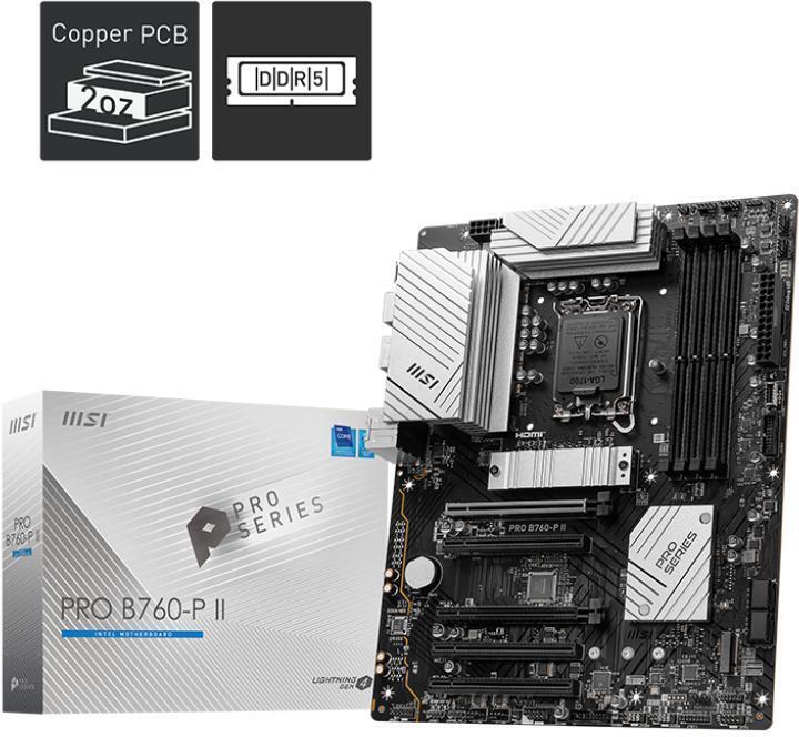 MSI - Placa Base MSI PRO B760-P II