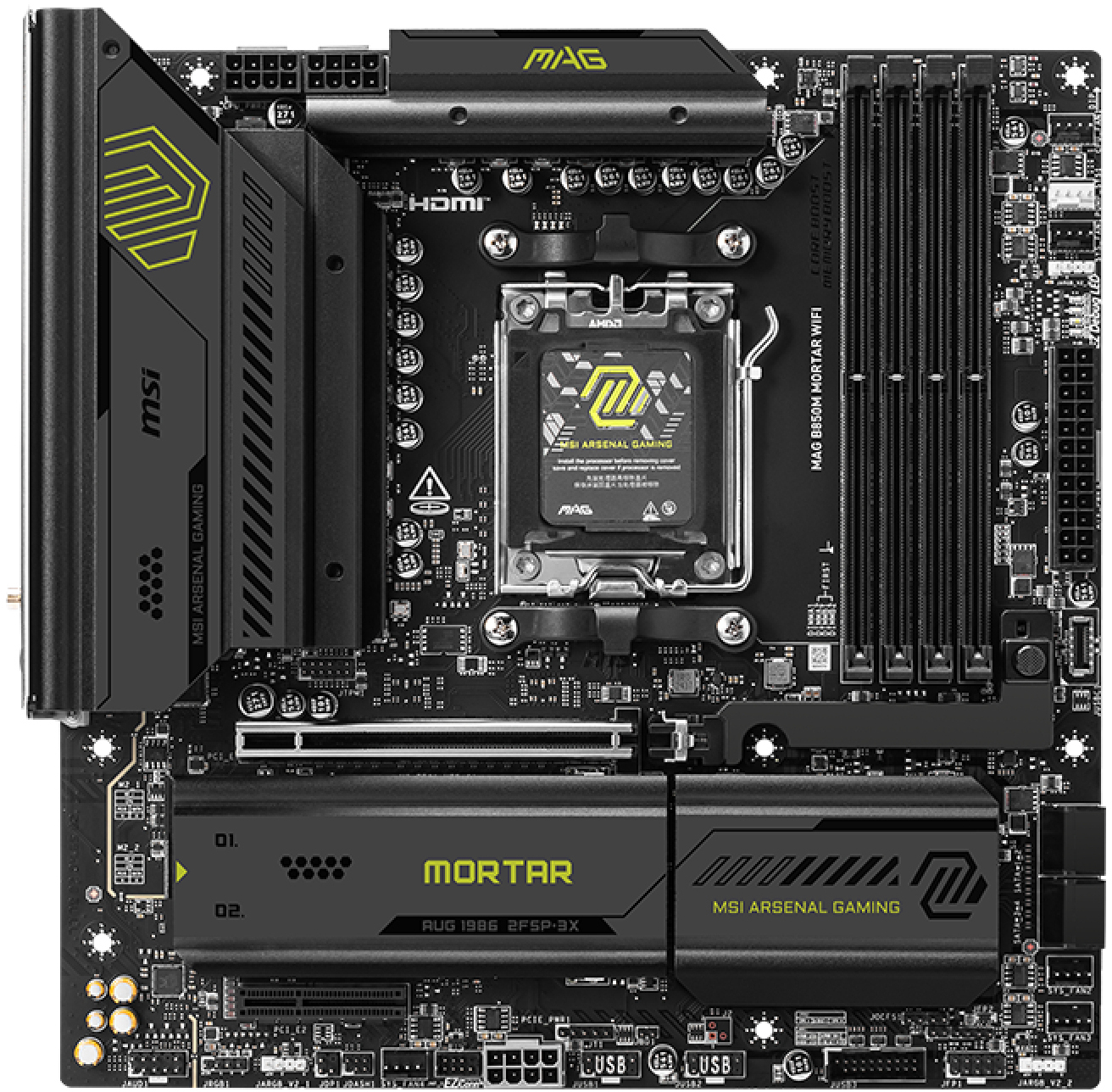 MSI - Placa Base MSI B850M GAMING PLUS WIFI