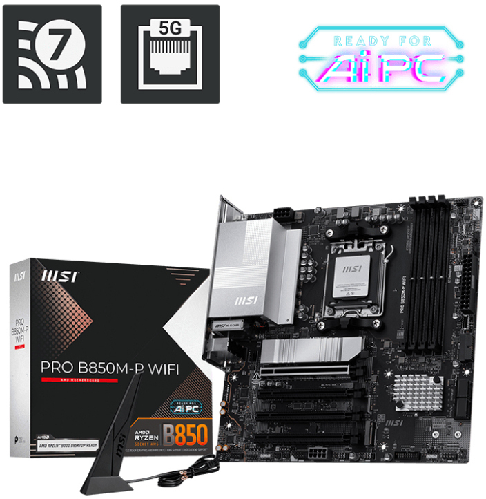 Picture of Picture of Placa Base MSI B850M-P PRO WIFI